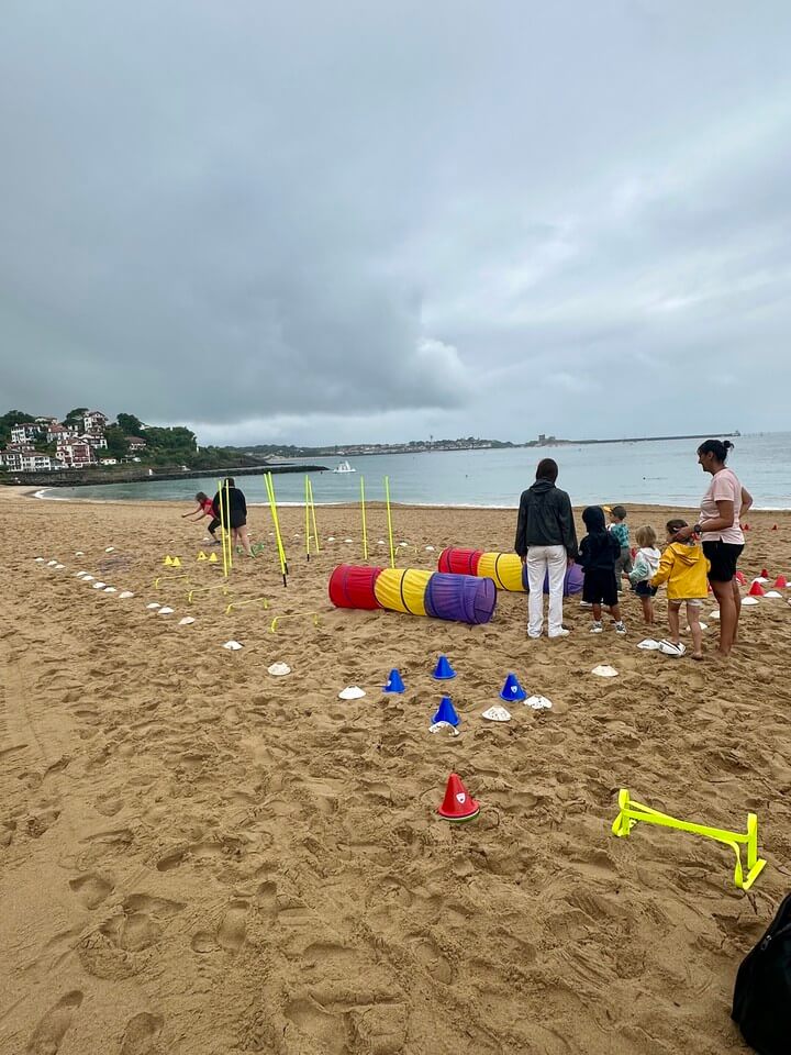 Baby rugby plage SJDL