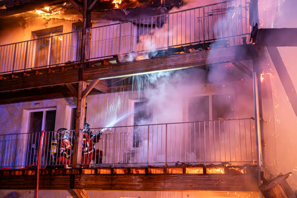 Intervention pompiers à Lescar © Nicolas GENDRE - SDIS 64